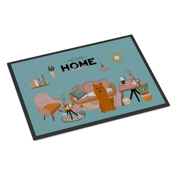Carolines Treasures 24 x 36 in. Karelian Bear Dog Sweet Home Indoor or Outdoor Mat CK7867JMAT - main